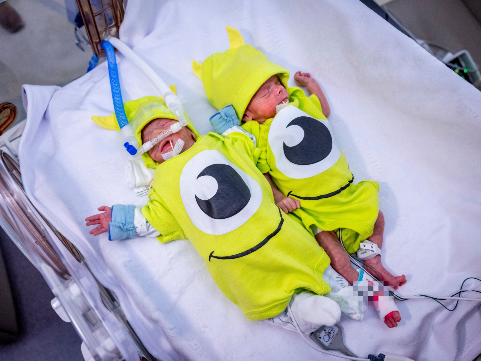 NICU babies get into Halloween spirit by donning spooky costumes